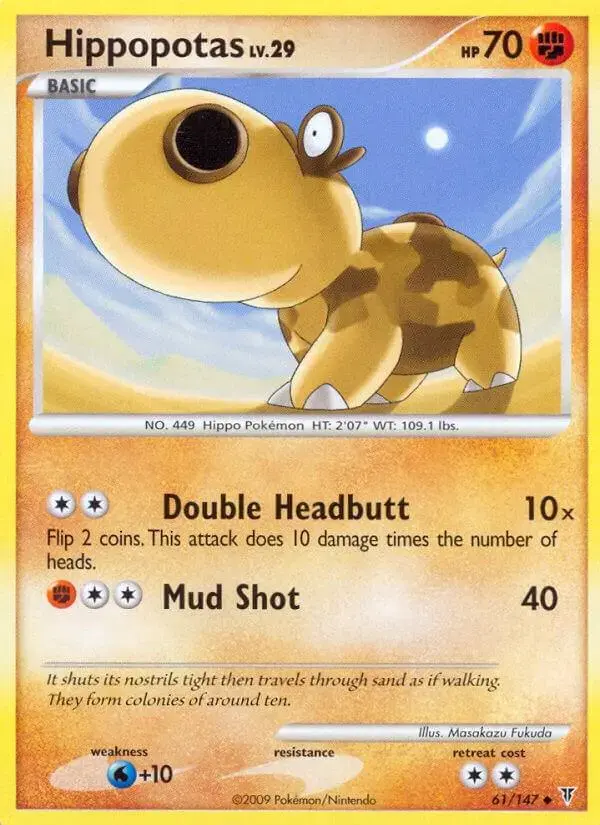 Hippopotas - Pokemon Supreme Victors #61