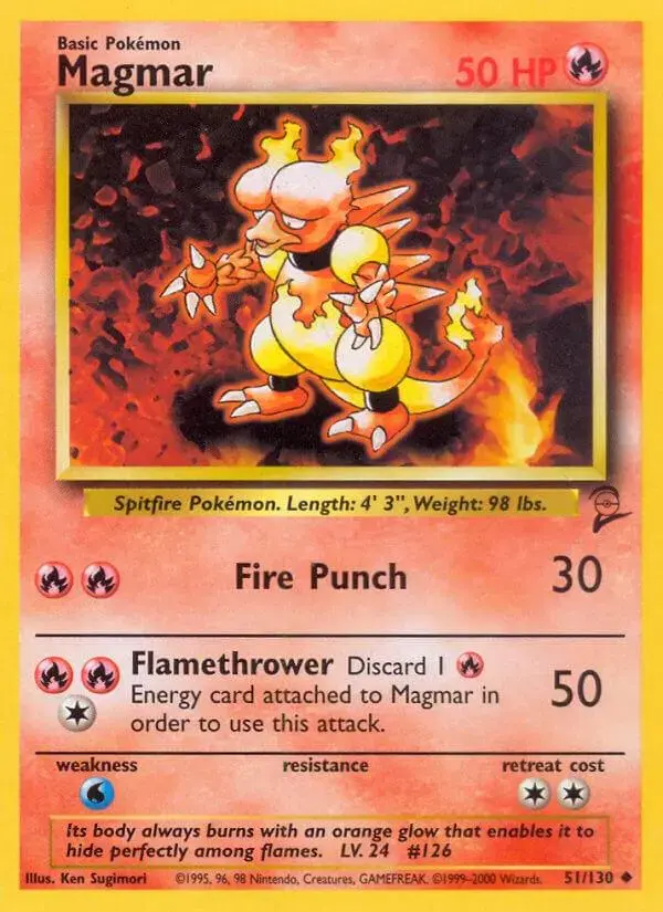 Magmar - Pokemon Base Set 2 #51