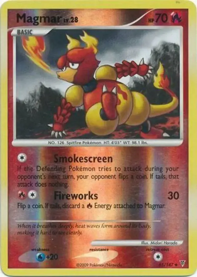Magmar [Reverse Holo] - Pokemon Supreme Victors #65