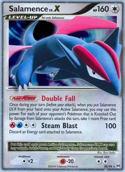 Salamence LV. X 98 - Pokemon Arceus