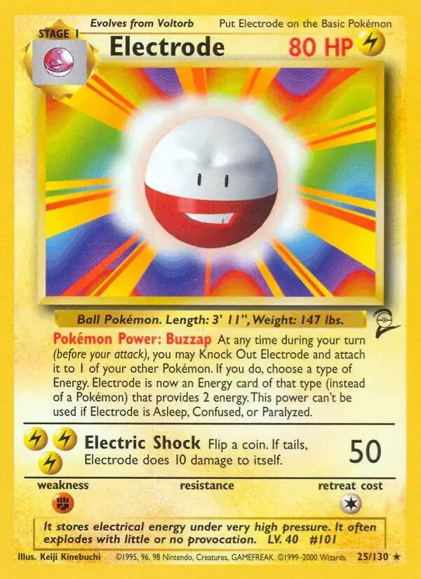 Electrode - Pokemon Base Set 2 #25
