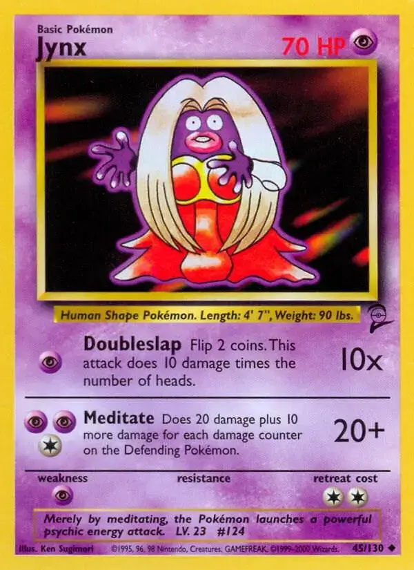 Jynx - Pokemon Base Set 2 #45