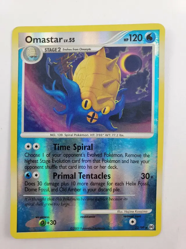 Omastar [Reverse Holo] - Pokemon Arceus #23