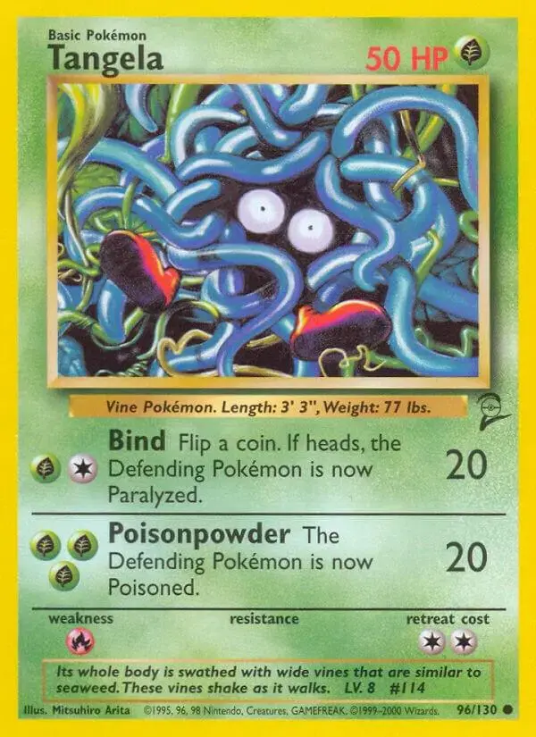 Tangela - Pokemon Base Set 2 #96