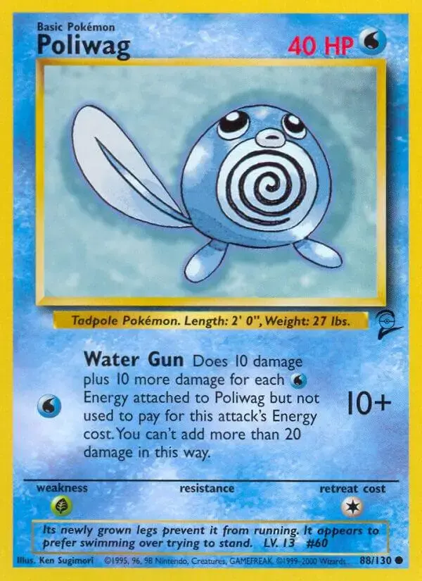 Poliwag - Pokemon Base Set 2 #88