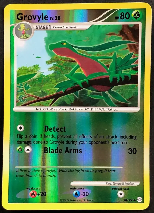 Grovyle [Reverse Holo] - Pokemon Arceus #38