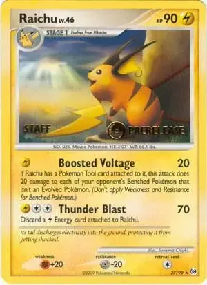Raichu [Prerelease Staff]