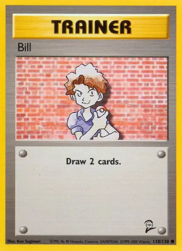 Bill - Pokemon Base Set 2 #118