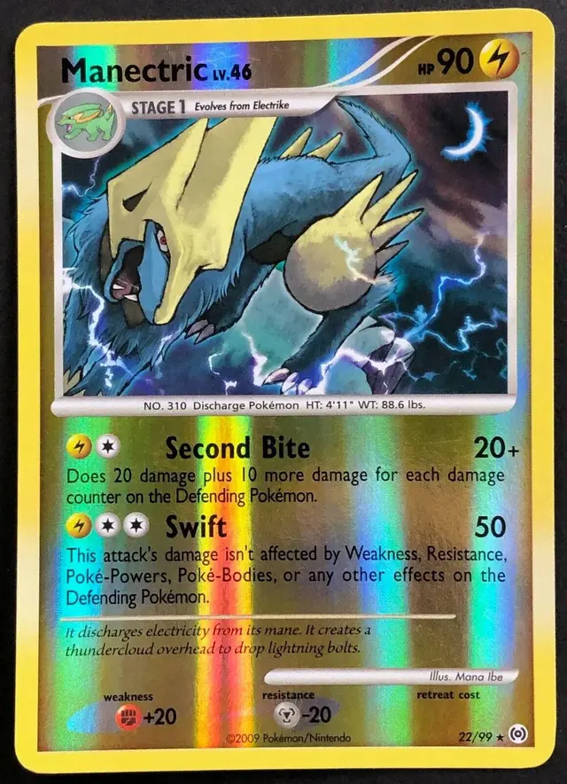 Manectric [Reverse Holo] - Pokemon Arceus #22