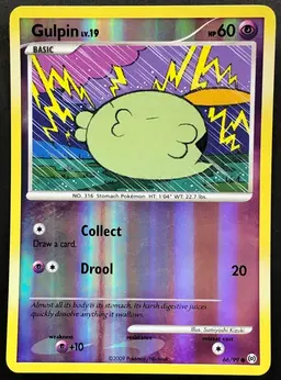 Gulpin [Reverse Holo] - Pokemon Arceus