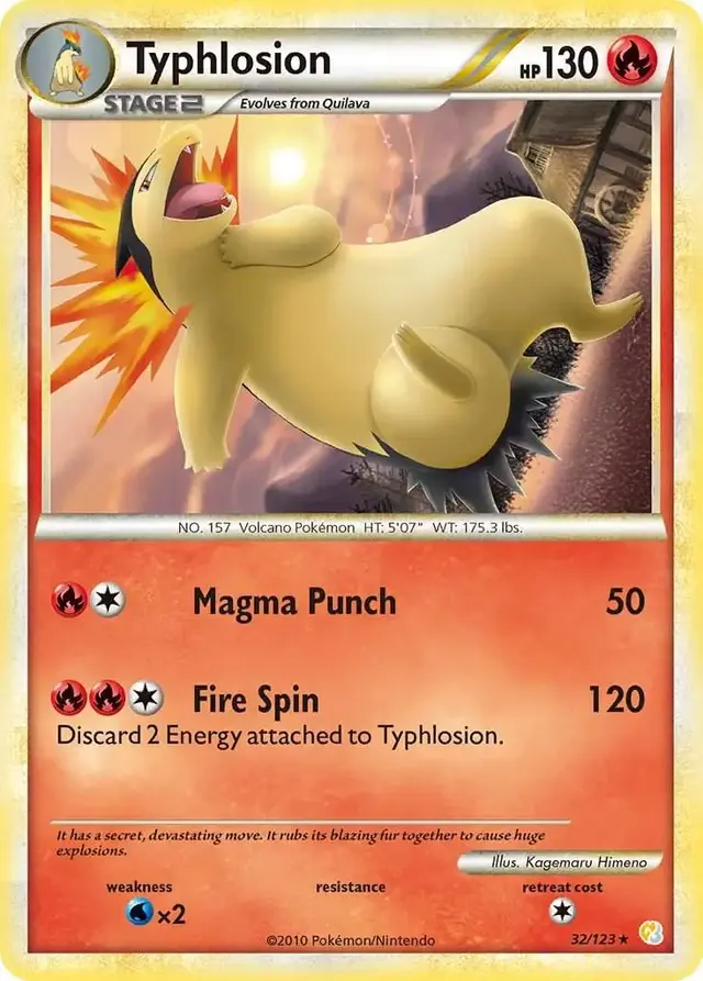Typhlosion - Pokemon HeartGold & SoulSilver #32
