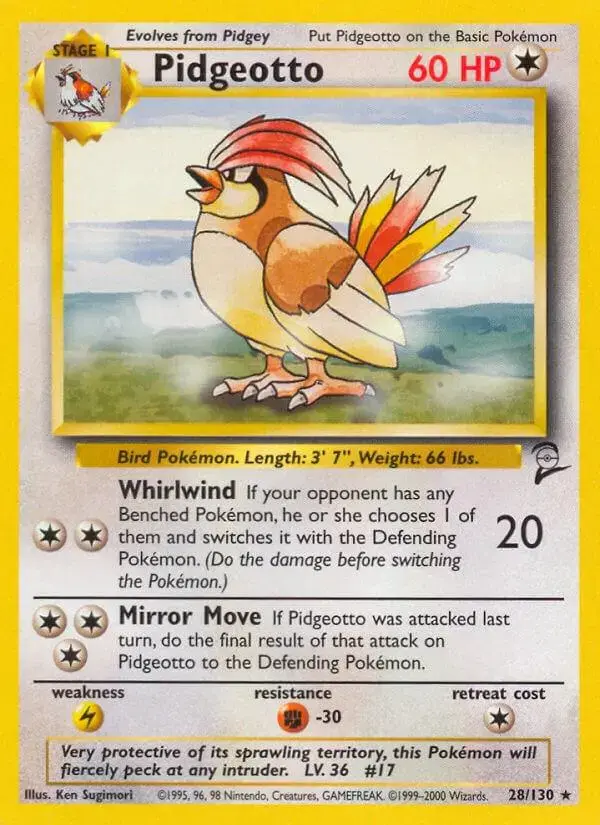 Pidgeotto - Pokemon Base Set 2 #28