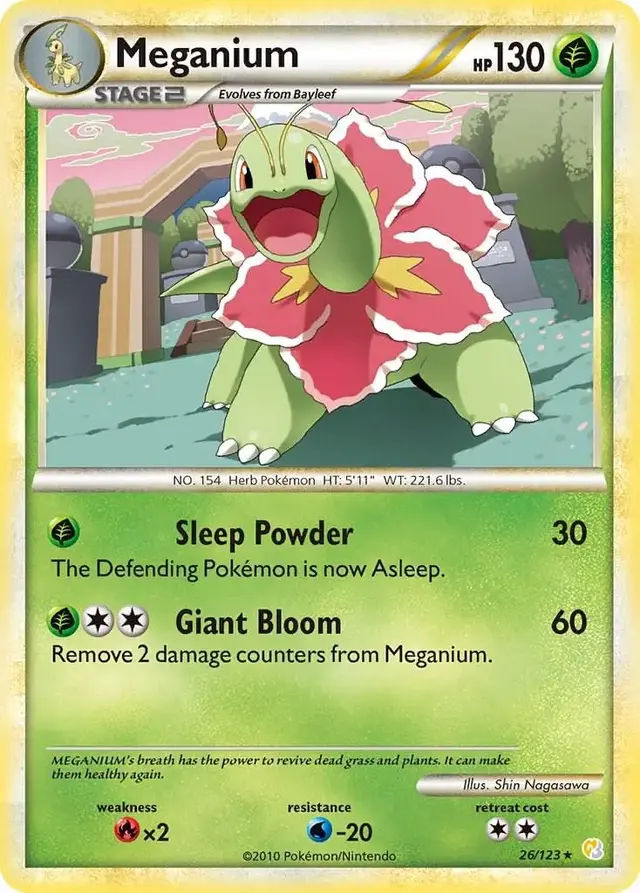 Meganium - Pokemon HeartGold & SoulSilver #26