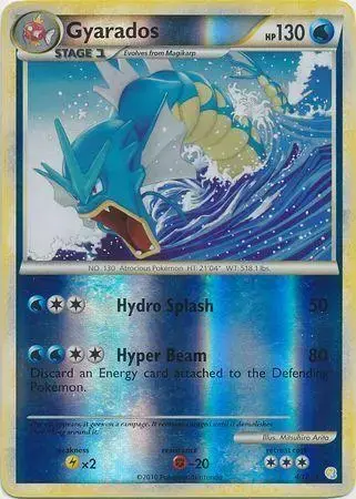 Gyarados [Reverse Holo] - Pokemon HeartGold & SoulSilver #4