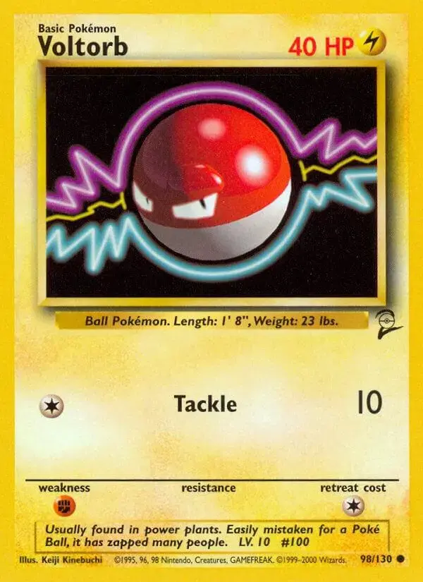 Voltorb - Pokemon Base Set 2 #98