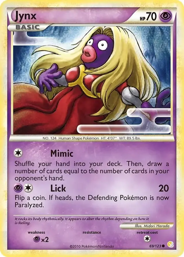Jynx - Pokemon HeartGold & SoulSilver #69