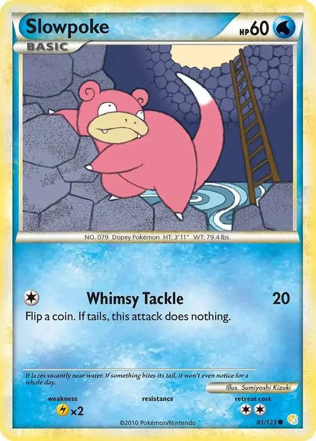 Slowpoke - Pokemon HeartGold & SoulSilver #81