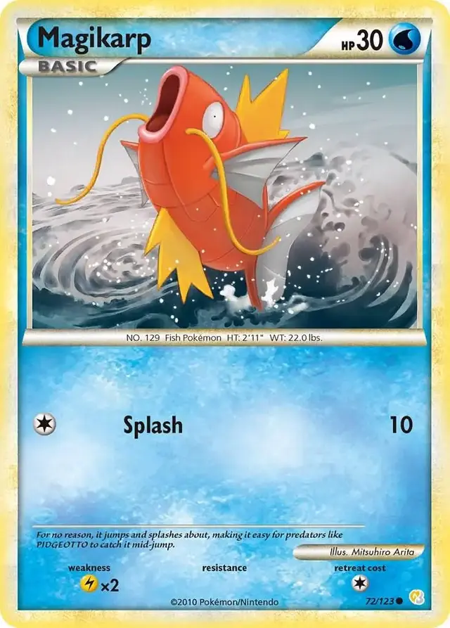 Magikarp - Pokemon HeartGold & SoulSilver #72