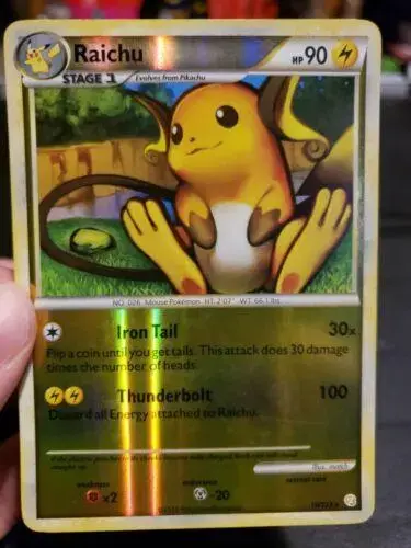 Raichu [Reverse Holo] - Pokemon HeartGold & SoulSilver #10