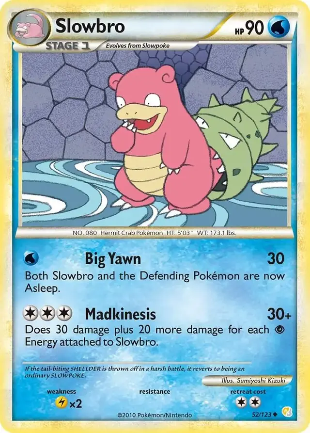 Slowbro - Pokemon HeartGold & SoulSilver #52