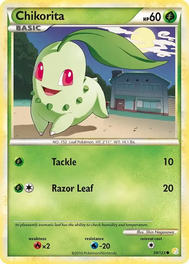 Chikorita - Pokemon HeartGold & SoulSilver #59