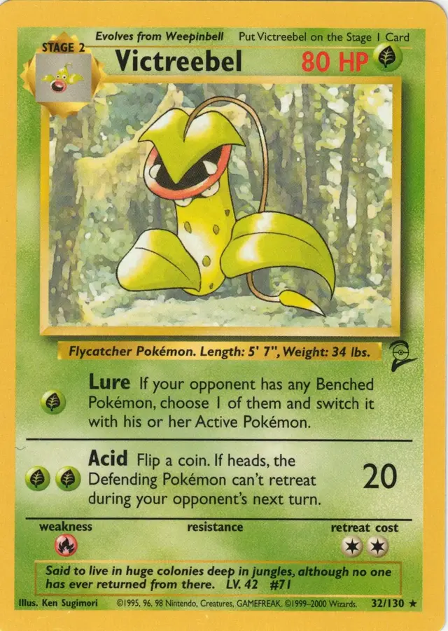 Victreebel - Pokemon Base Set 2 #32