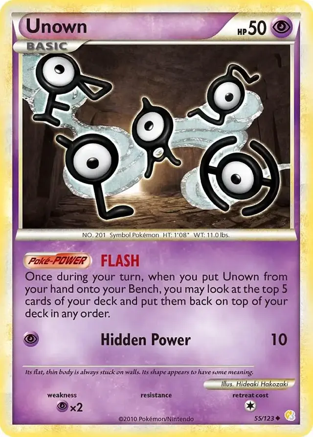 Unown - Pokemon HeartGold & SoulSilver #55