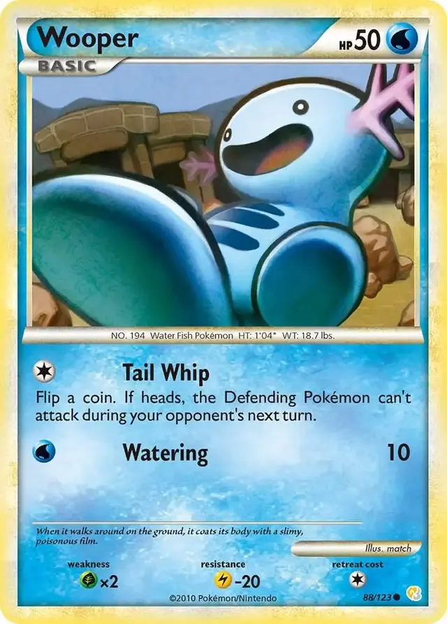 Wooper - Pokemon HeartGold & SoulSilver #88