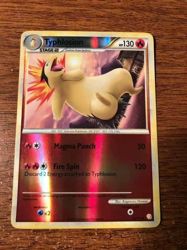 Typhlosion [Reverse Holo] - Pokemon HeartGold & SoulSilver #32