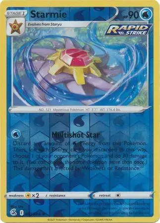 Starmie [Reverse Holo] - Pokemon HeartGold & SoulSilver #53