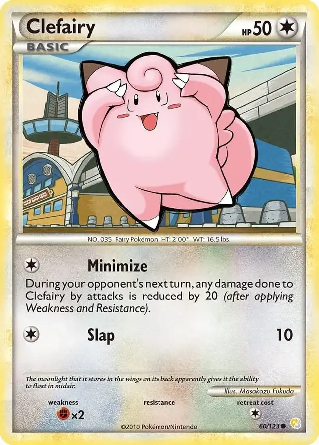 Clefairy - Pokemon HeartGold & SoulSilver #60