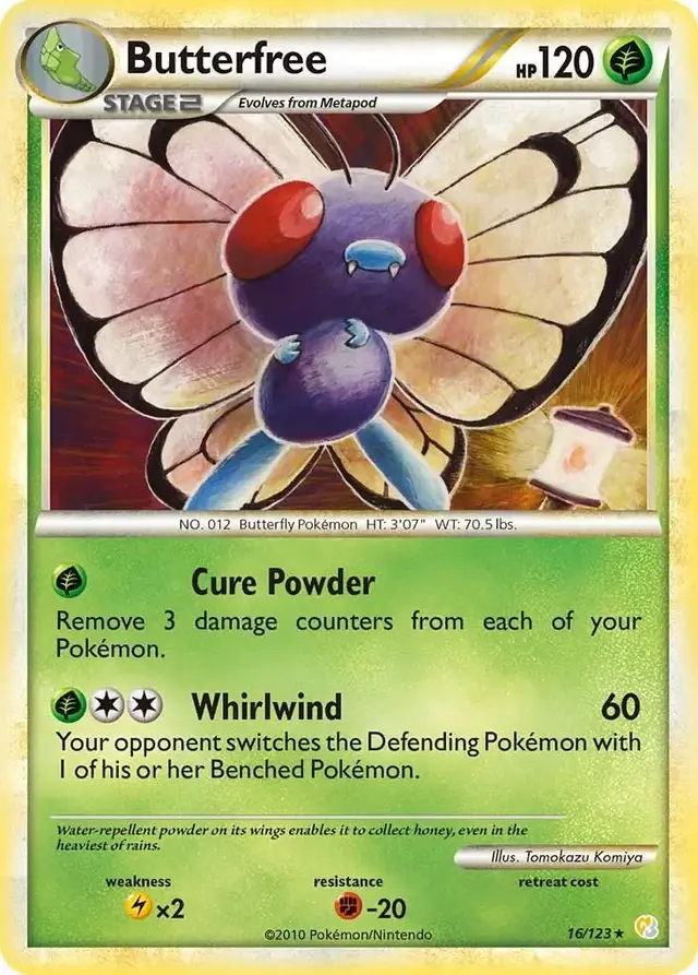 Butterfree - Pokemon HeartGold & SoulSilver #16