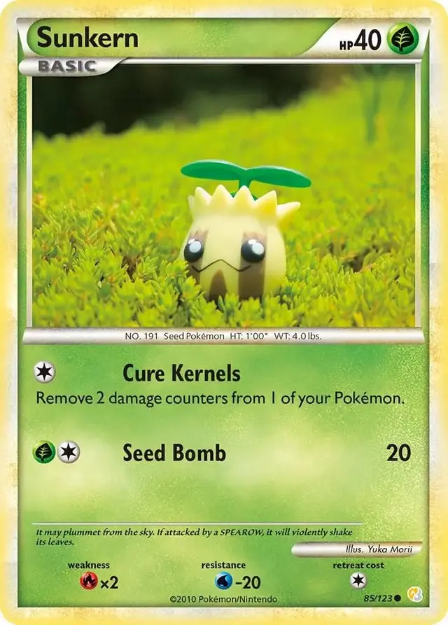 Sunkern - Pokemon HeartGold & SoulSilver #85