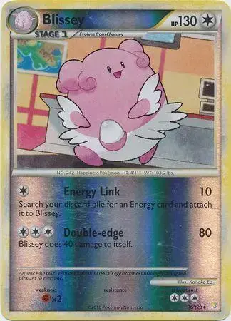 Blissey [Reverse Holo] - Pokemon HeartGold & SoulSilver #36