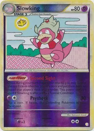 Slowking [Reverse Holo] - Pokemon HeartGold & SoulSilver #12