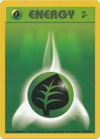 Grass Energy - Pokemon Base Set 2 #127