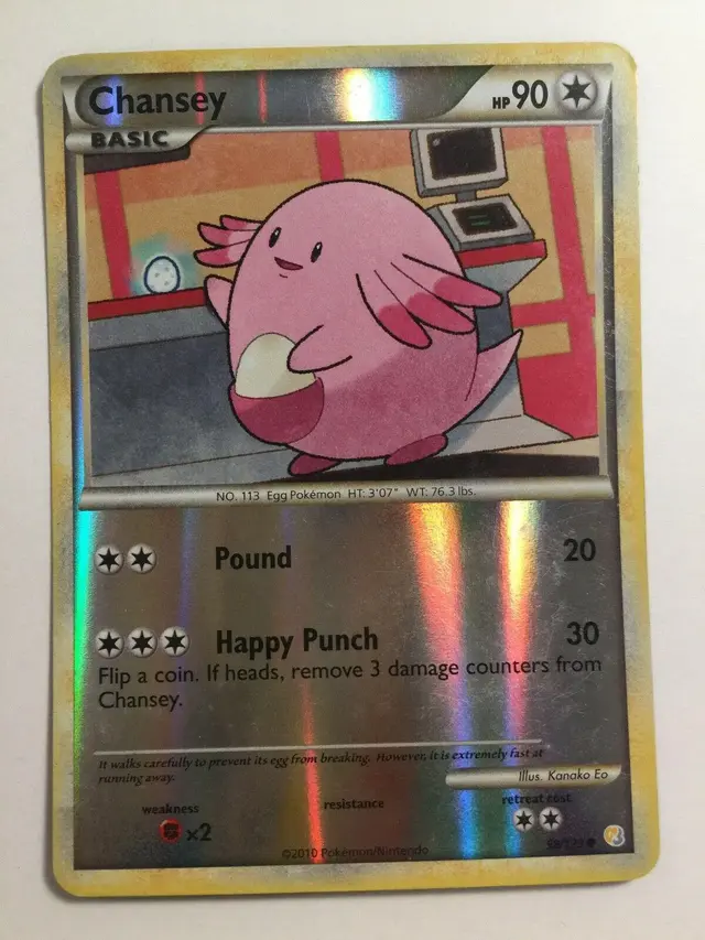 Chansey [Reverse Holo] - Pokemon HeartGold & SoulSilver #58