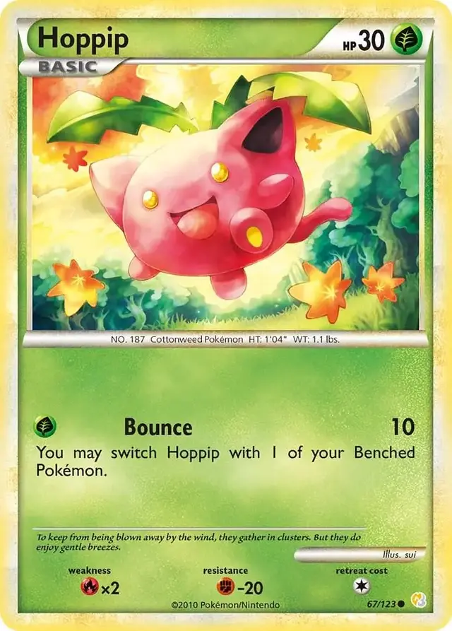 Hoppip - Pokemon HeartGold & SoulSilver #67