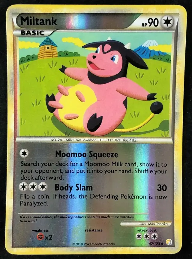 Miltank [Reverse Holo] - Pokemon HeartGold & SoulSilver #47
