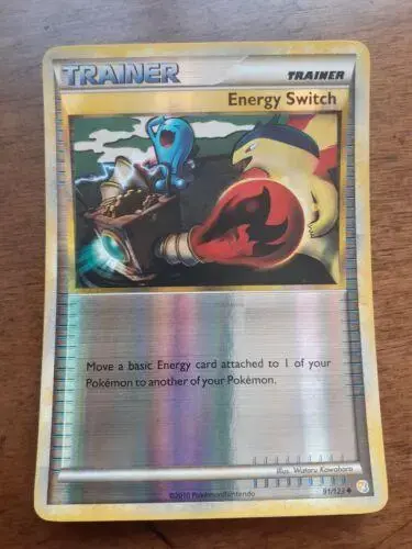 Energy Switch [Reverse Holo] - Pokemon HeartGold & SoulSilver #91