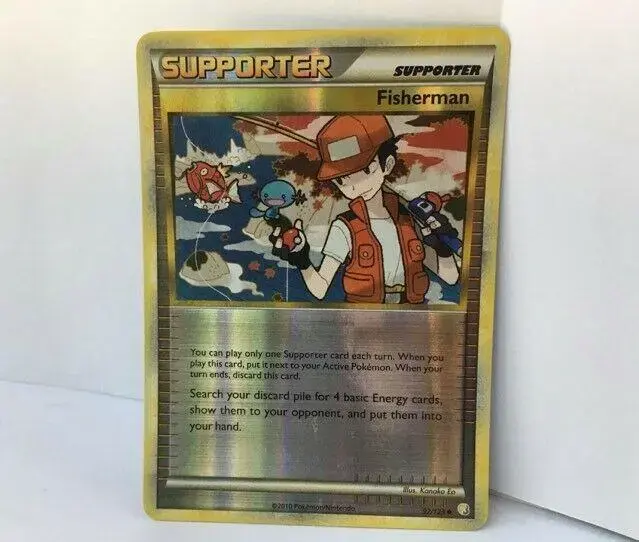 Fisherman [Reverse Holo] - Pokemon HeartGold & SoulSilver #92