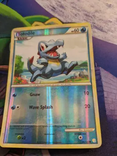 Totodile [Reverse Holo] - Pokemon HeartGold & SoulSilver #86