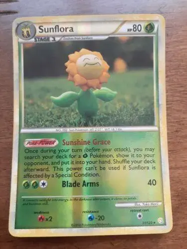 Sunflora [Reverse Holo] - Pokemon HeartGold & SoulSilver #31