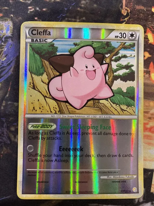Cleffa [Reverse Holo] - Pokemon HeartGold & SoulSilver #17