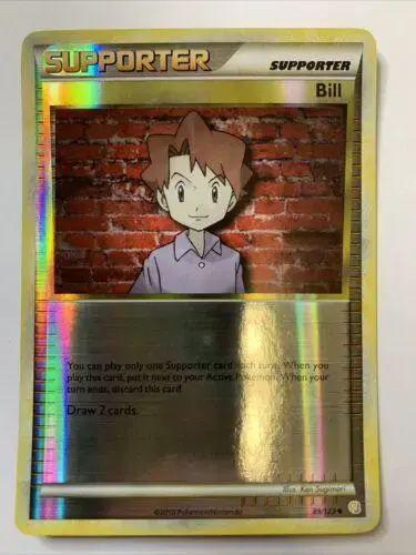 Bill [Reverse Holo] - Pokemon HeartGold & SoulSilver #89