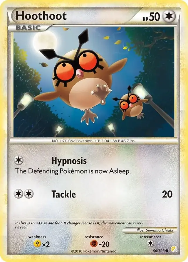Hoothoot - Pokemon HeartGold & SoulSilver #66