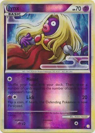 Jynx [Reverse Holo] - Pokemon HeartGold & SoulSilver #69