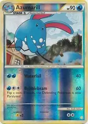 Azumarill [Reverse Holo] - Pokemon HeartGold & SoulSilver #2