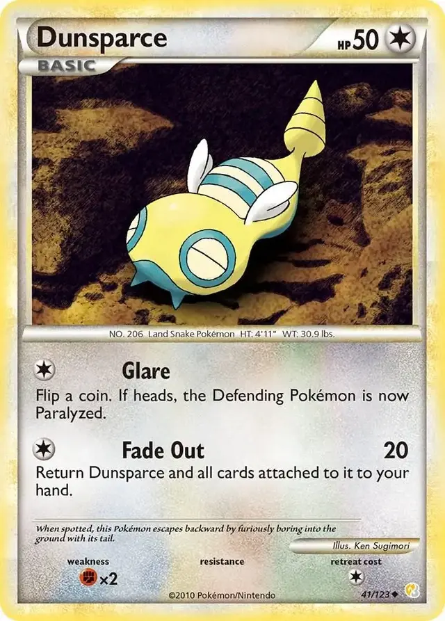 Dunsparce - Pokemon HeartGold & SoulSilver #41