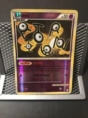 Unown [Reverse Holo] - Pokemon HeartGold & SoulSilver #54